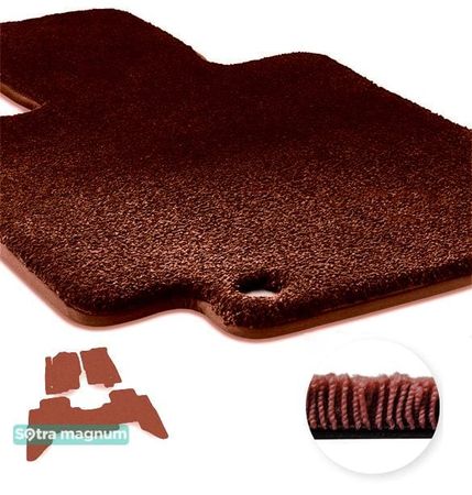 Двошарові килимки Sotra Magnum Red для Nissan Pathfinder (mkIII)(R51)(1-2 ряд) 2011-2014 - Фото 1