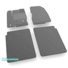 Двошарові килимки Sotra Premium Grey для Lincoln MKT (mkI)(2 кліпси)(1-2 ряд) 2010-2019