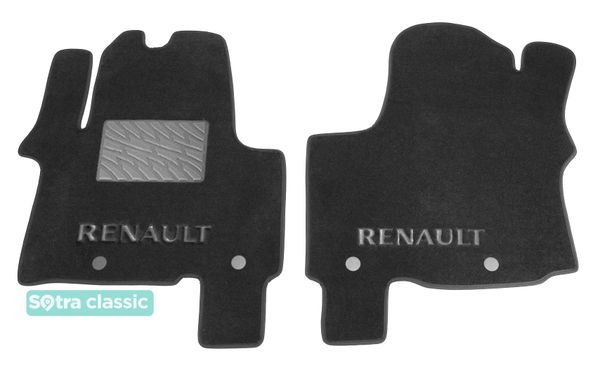 Двошарові килимки Sotra Classic Grey для Renault Trafic (mkIII)(1 ряд) 2014→ - Фото 1