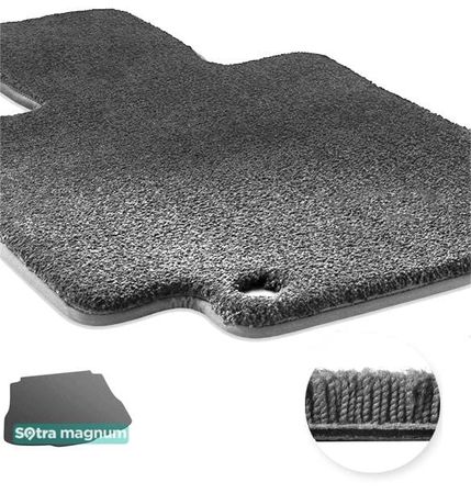 Двошарові килимки Sotra Magnum Grey для Honda CR-V (mkIII)(багажник) 2006-2012 - Фото 1