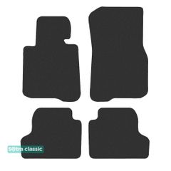 Двухслойные коврики Sotra Classic Black для BMW 4-series (F32)(купе) 2013-2020