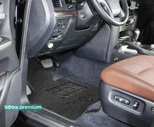 Двошарові килимки Sotra Premium Black для Volkswagen Polo (mkV)(седан) 2010→ - Фото 2