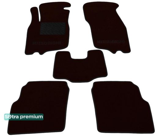 Двухслойные коврики Sotra Premium Chocolate для Mitsubishi Carisma (mkI) 1995-2004 - Фото 1