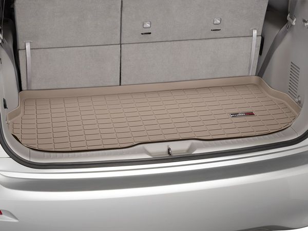 Коврик Weathertech Beige для Nissan Quest (mkIV)(trunk behind 3 row) 2011-2017 - Фото 2