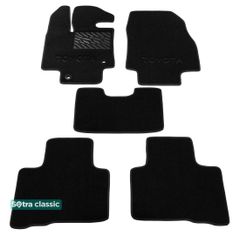 Двошарові килимки Sotra Classic Black для Toyota Highlander (mkIV)(1-2 ряд) 2019→