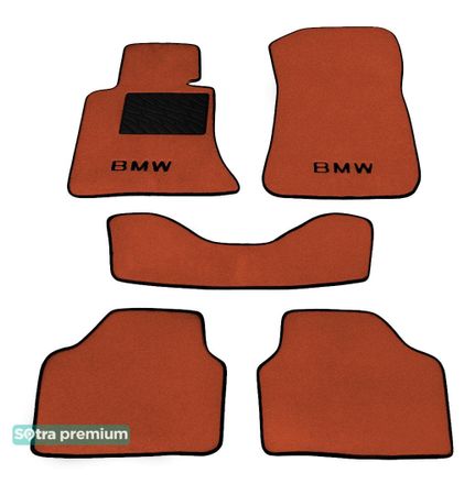 Двошарові килимки Sotra Premium Terracotta для BMW X1 (E84) 2009-2015 - Фото 1