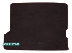 Двошарові килимки Sotra Premium Chocolate для Nissan Patrol (mkV)(Y61)(5-дв.)(складений 3 ряд)(багажник) 1998-2010
