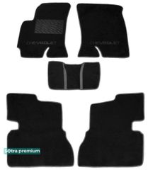 Двошарові килимки Sotra Premium Black для Chevrolet Evanda (mkI) 2003-2006