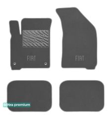 Двухслойные коврики Sotra Premium Grey для Fiat Freemont (mkI) 2011-2015