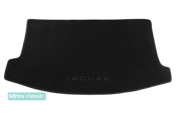 Двошарові килимки Sotra Classic Black для Jaguar E-Pace (mkI)(багажник) 2017→ - Фото 1