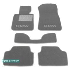 Двухслойные коврики Sotra Premium Grey для BMW 1-series (E81; E82; E87; E88) 2004-2011