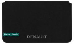 Двухслойные коврики Sotra Classic Black для Renault Captur (mkI)(багажник) 2013-2019