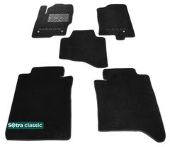 Двухслойные коврики Sotra Classic Black для Nissan Navara (mkIII)(D40) 2011-2015