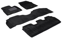 Трехслойные коврики Sotra 3D Royal Black для Lexus LX570 (J200)(1-2 ряд) 2012→