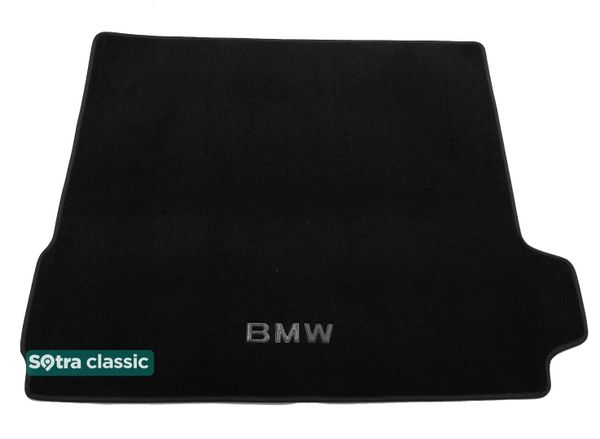 Двухслойные коврики Sotra Classic Black для BMW X5 (E70)(багажник) 2008-2013  - Фото 1