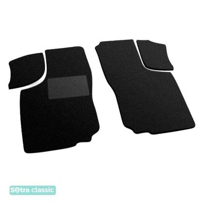 Двошарові килимки Sotra Classic Black для Opel Combo B (mkII)(1 ряд) 1994-2001 - Фото 1