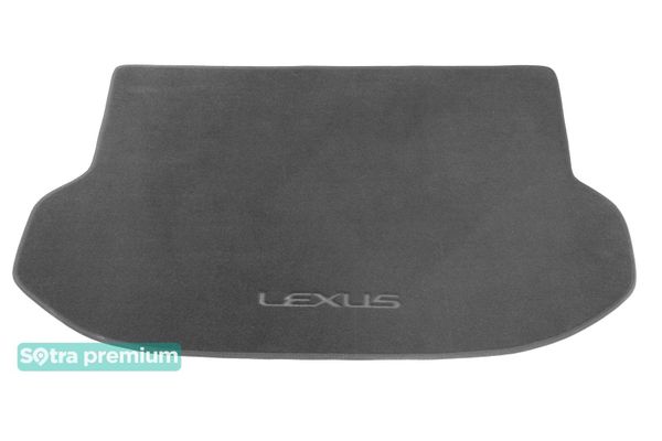 Двошарові килимки Sotra Premium Grey для Lexus NX (mkI)(багажник) 2014-2021 - Фото 1