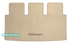 Двошарові килимки Sotra Premium Beige для Volkswagen Multivan (T5-T6)(SWB)(багажник) 2003→