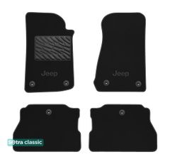 Двошарові килимки Sotra Classic Black для Jeep Wrangler (mkIV)(4xe)(гібрид)(JL) 2021→