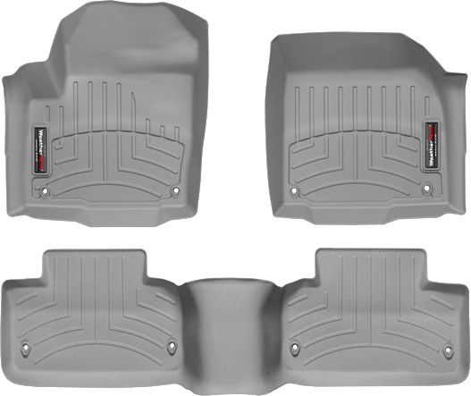 Коврики Weathertech Grey для Land Rover Range Rover Evoque (mkI)(8 fixings) 2011-2019 - Фото 1