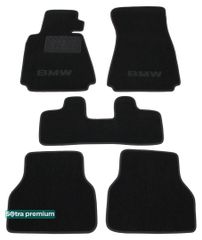 Двухслойные коврики Sotra Premium Black для BMW 5-series (E39) 1996-2003