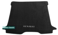 Двухслойные коврики Sotra Classic Black для Renault Dokker (mkI)(багажник) 2012-2021