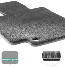 Двошарові килимки Sotra Magnum Grey для Skoda Karoq (mkI)(з нішою під докатку)(з дворівневою підлогою)(нижній рівень)(багажник) 2017→