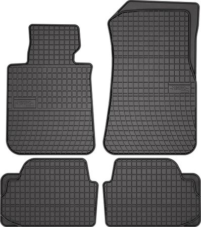 Резиновые коврики Frogum для BMW 1-series (E81; E82; E87; E88; F20) 2004-2019 / X1 (E84) 2009-2015 - Фото 1