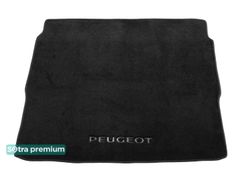 Двошарові килимки Sotra Premium Black для Peugeot 3008 (mkII)(багажник) 2016→