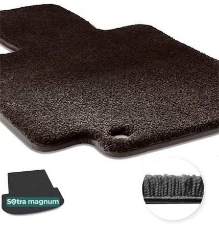 Двошарові килимки Sotra Magnum Black для Hyundai Palisade (mkI)(багажник) 2019→ - Фото 1