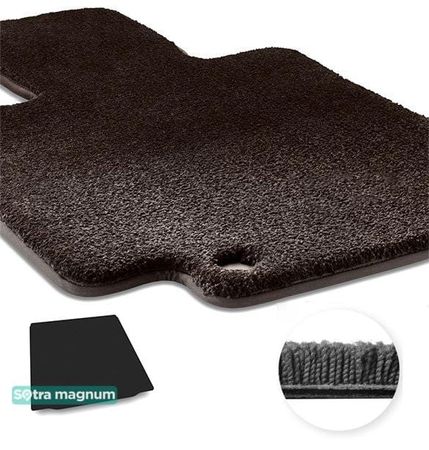 Двошарові килимки Sotra Magnum Black для Citroen C5 (mkII)(універсал)(багажник) 2008-2017 - Фото 1