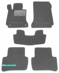 Двошарові килимки Sotra Premium Grey для Mercedes-Benz C-Class (W204) 2007-2014