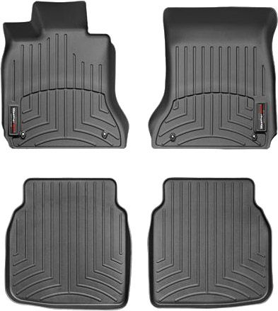 Коврики Weathertech Black для BMW 7-series (Long)(F02)(RWD) 2008-2012 - Фото 1