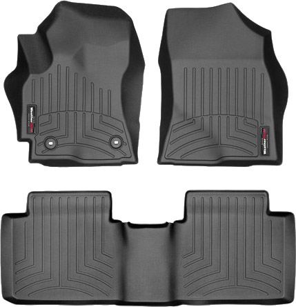 Коврики Weathertech Black для Toyota Corolla (US)(E170) 2017-2018 manual - Фото 1