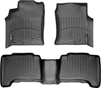 Коврики Weathertech Black для Toyota Land Cruiser Prado (J120); Lexus GX (mkI)(no rear entertainment system) 2002-2009 - Фото 1