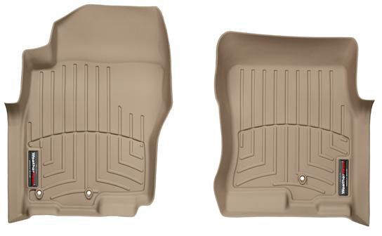 Коврики Weathertech Beige для Nissan Pathfinder (US)(mkIII); Xterra (N50)(3 fixing)(1 row) 2008-2012 - Фото 1