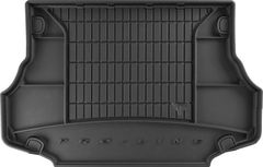 Резиновый коврик в багажник Frogum Pro-Line для Kia Sorento (mkI) 2002-2009 (с органайзером)(с боковыми нишами)(багажник)