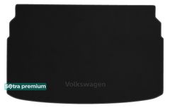 Двошарові килимки Sotra Premium Black для Volkswagen T-Cross (mkI)(нижній рівень)(багажник) 2019→