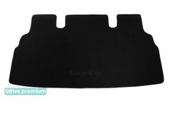 Двухслойные коврики Sotra Premium Black для SsangYong Rodius (mkI)(3 ряда сидений)(багажник) 2004-2013 - Фото 1