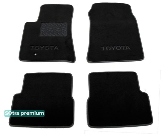 Двошарові килимки Sotra Premium Black для Toyota Celica (mkVII) 2002-2006 - Фото 1