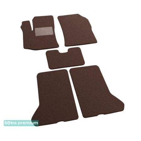 Двошарові килимки Sotra Premium Chocolate для Dacia Dokker (mkI) 2012-2021 - Фото 1