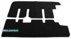 Двошарові килимки Sotra Premium Black для Renault Trafic (mkII)(2-3 ряд) 2001-2014