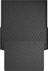 Гумовий килимок у багажник Gledring для Volkswagen Passat (B6-B7)(універсал) 2005-2014 (багажник із захистом)