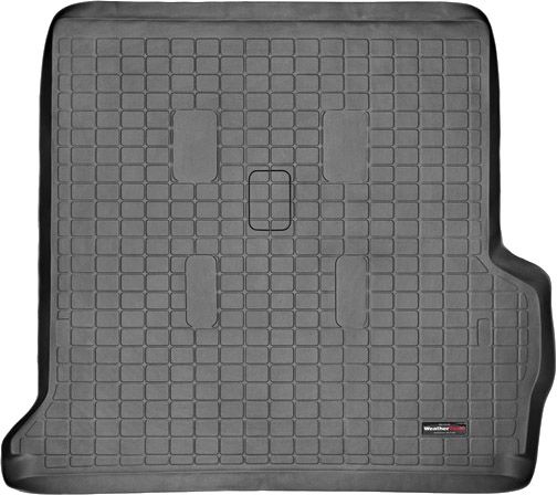 Коврик Weathertech Black для Ford Expedition; Lincoln Navigator (mkI)(with rear air vents)(trunk behind 2 row) 1999-2002 - Фото 1