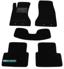 Двухслойные коврики Sotra Classic Black для Jaguar S-Type (mkI)(X200) 1999-2002