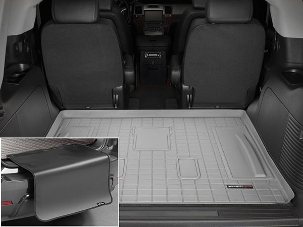 Килимок из захистом WeatherTech Grey для Cadillac Escalade (mkIII); Chevrolet Tahoe (mkIII)(3 rows)(trunk behind 2 row) 2007-2014 - Фото 2