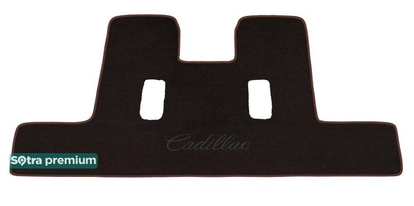 Двошарові килимки Sotra Premium Chocolate для Cadillac Escalade (mkIII)(багажник) 2007-2014 - Фото 1