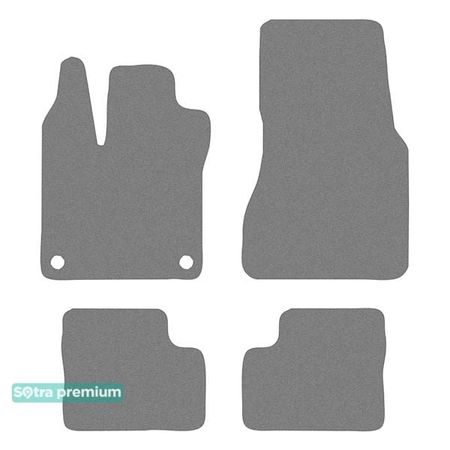 Двошарові килимки Sotra Premium Grey для Renault Twingo (mkIII) 2014→ - Фото 1