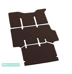 Двошарові килимки Sotra Premium Chocolate для Kia Pregio (mkI)(2-3-4 ряд) 2003-2006