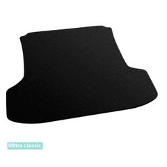 Двошарові килимки Sotra Classic Black для Seat Toledo (mkI)(седан)(багажник) 1991-1999